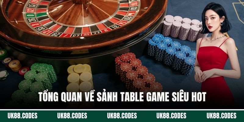 Tổng quan về sảnh table game siêu HOT