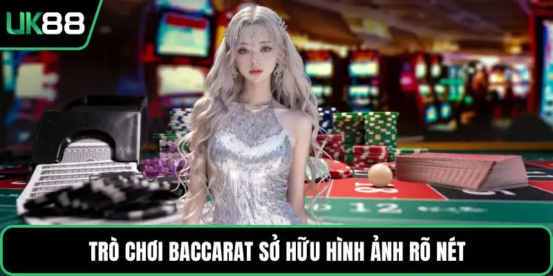 Trò chơi Baccarat sở hữu hình ảnh rõ nét
